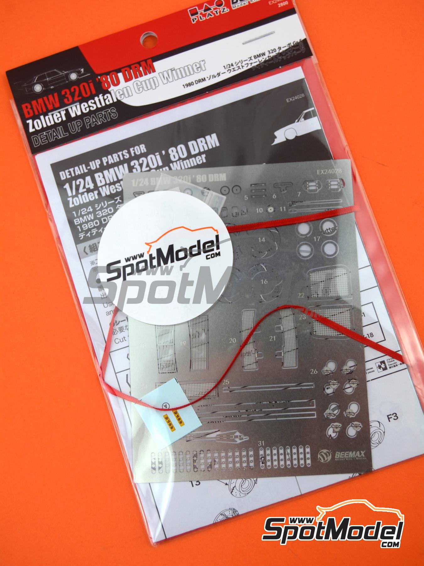 Beemax Model Kits EX24028: Detail up set 1/24 scale - BMW 320 E21